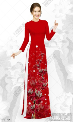 File tranh vải áo dài việt nam 431