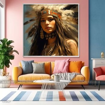 Tranh decor trang trí quán cafe nghệ thuật hiện đại