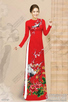 File tranh vải áo dài việt nam 433