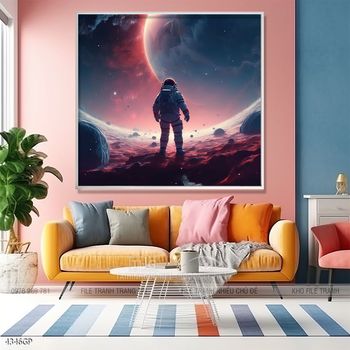 Tranh treo tường nghệ thuật phi hành gia
