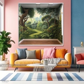 Tranh nghệ thuật decor tường quán cà phê