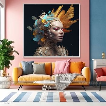 Tranh ly cafe trang trí quán coffee đẹp