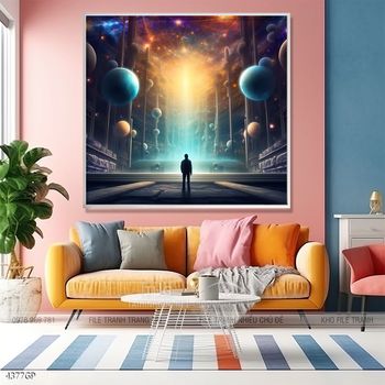 Tranh treo tường nghệ thuật phi hành gia