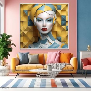 Tranh treo tường trang trí quán cà phê sang chảnh