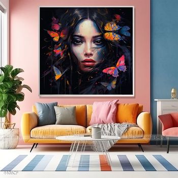 Tranh treo tường trang trí quán cà phê sang chảnh