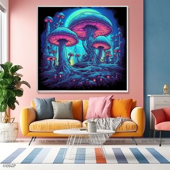 Tranh treo tường phi hành gia vũ trụ