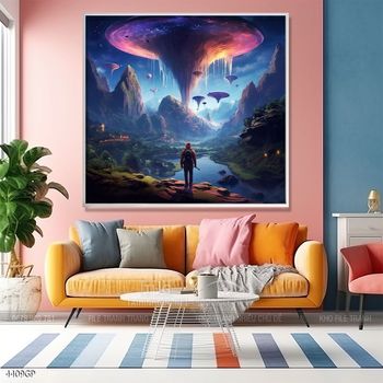 Tranh phi hành gia đẹp