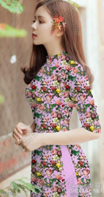 File tranh vải áo dài việt nam 445