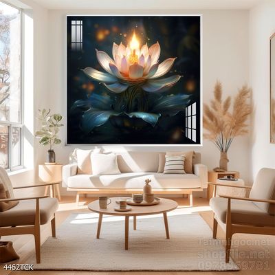 Tranh cá chép hoa sen treo tường mang nhiều ý nghĩa