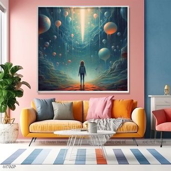 Tranh treo tường nghệ thuật phi hành gia