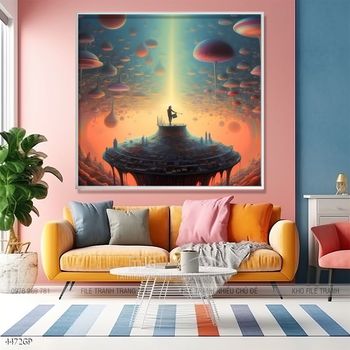 Tranh phi hành gia đẹp