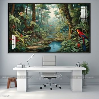 Tranh coffee trang trí quán cafe cực đẹp