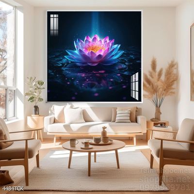 Tranh cá chép hoa sen cực đẹp