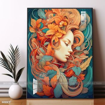 Tranh treo tường quán cafe, trà sữa đầy nghệ thuật