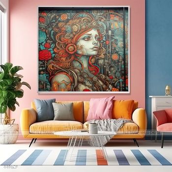 Tranh ly cafe trang trí quán coffee đẹp