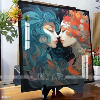 Tranh trang trí quán cafe, quán nước hiện đại