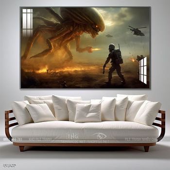 Tranh treo tường phi hành gia vũ trụ