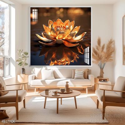 Tranh cá chép hoa sen