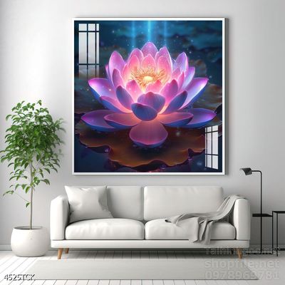 Tranh cá chép hoa sen