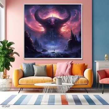 Tranh nghệ thuật phi hành gia treo tường