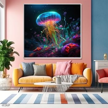 Tranh nghệ thuật phi hành gia treo trang trí tường