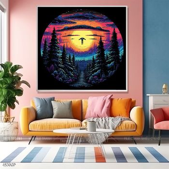 Tranh treo tường phi hành gia vũ trụ