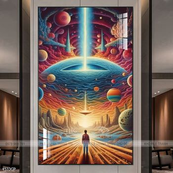 Tranh phi hành gia đẹp