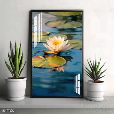 Tranh cá chép hoa sen đẹp mang nhiều ý nghĩa