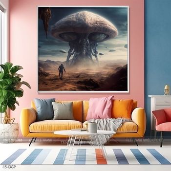 Tranh phi hành gia treo tường