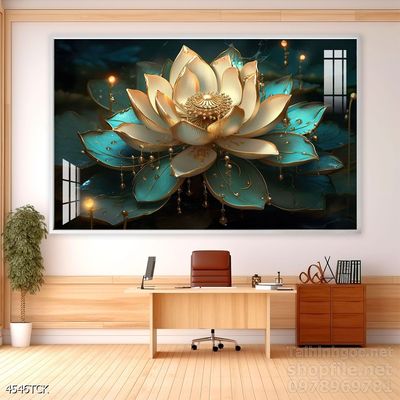 Tranh cá chép hoa sen cực đẹp