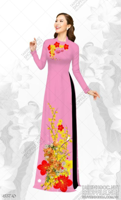 File tranh vải áo dài việt nam 455