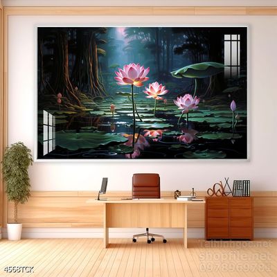 File tranh cá chép hoa sen mẫu mới nhất