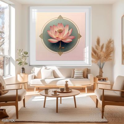 Tranh cá chép hoa sen đẹp mang nhiều ý nghĩa