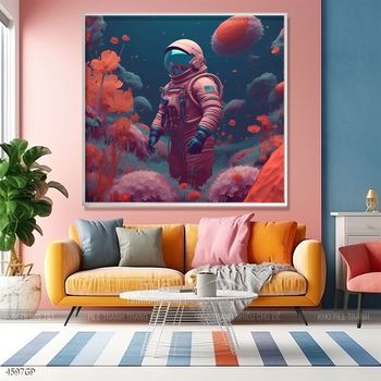 Tranh phi hành gia treo tường