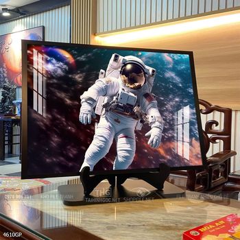 Tranh 3D phi hành gia vũ trụ
