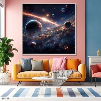 Tranh phi hành gia đẹp