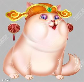 Tranh file PSD mèo thần tài ngộ nghĩnh