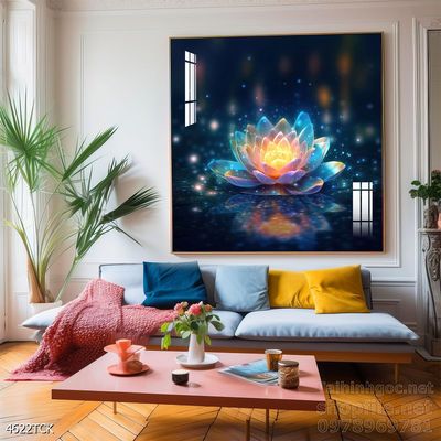 Tranh cá chép hoa sen đẹp mang nhiều ý nghĩa