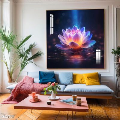 Tranh cá chép hoa sen