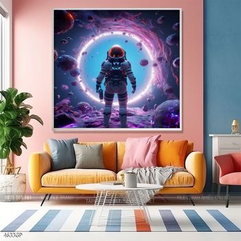 Tranh phi hành gia treo tường