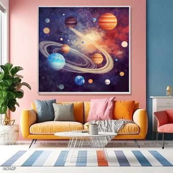 Tranh phi hành gia treo tường