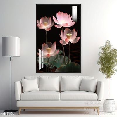 Tranh cá chép hoa sen cực đẹp