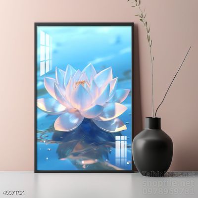 Tranh cá chép hoa sen đẹp mang nhiều ý nghĩa