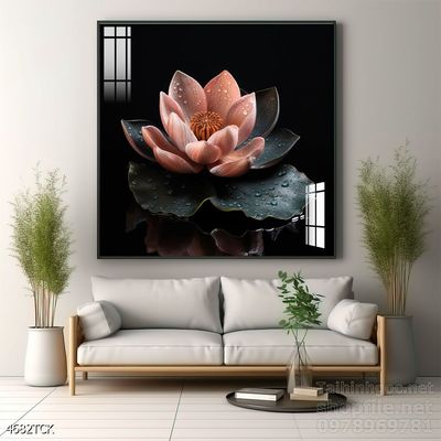 File tranh cá chép hoa sen mẫu mới nhất