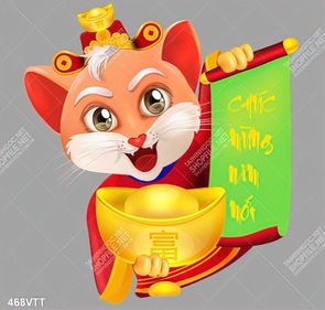 Tranh file gốc chất lượng cao chú mèo cầm chỉnh vàng