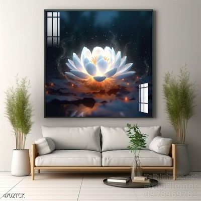 Tranh cá chép hoa sen