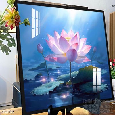 Tranh cá chép hoa sen treo tường mang nhiều ý nghĩa