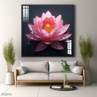 File tranh cá chép hoa sen mẫu mới nhất