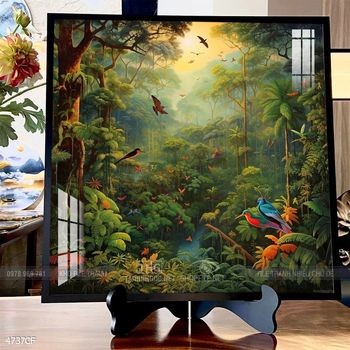 Tranh trang trí quán cafe, quán nước hiện đại