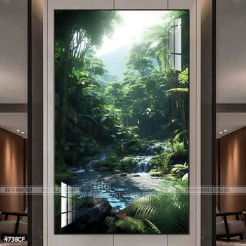 Tranh treo tường quán cafe, trà sữa đầy nghệ thuật